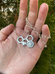 A Honeycomb and a Honeybee (Necklace)