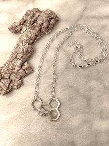 A Honeycomb and a Honeybee (Necklace)