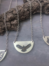 Eagle, Half-Moon Necklace