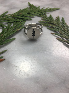Cedar Double-Band Ring