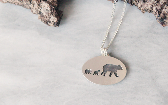Mama bear 2025 necklace silver